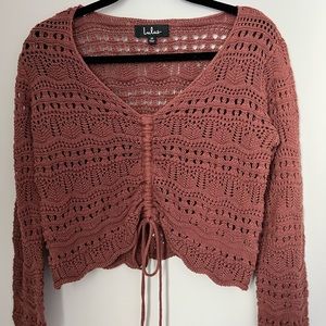 NWOT - Cropped Knit Sweater